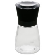 Moedor de Tempero 170ml de Vidro Com Tampa Preta